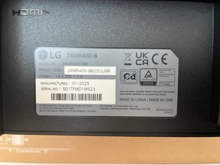 Monitor LG 24 pollici - 100 Hz