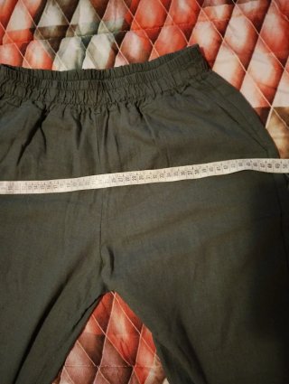 Pantaloni morbidi verde oliva