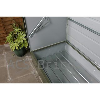Armadio per Biciclette in Metallo Antracite - 196x89x133 cm - Trimetals