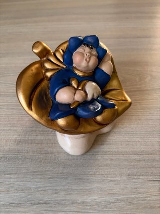 Angioletto Thun su foglia oro