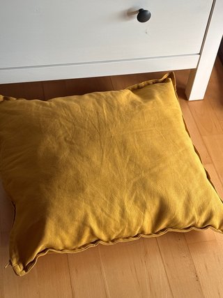 Cojín 50x50cm Ikea Amarillo con Relleno