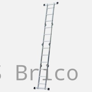 Escalera Multiflex Aluminio Profesional 4x3 Peldaños