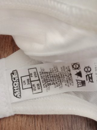 Sujetador deportivo Shock Absorber blanco
