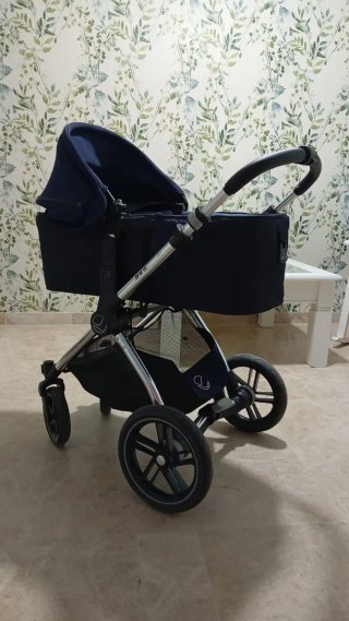 Carro Bebé Jane con Capazo Azul