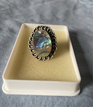Anillo Plata Ley 925 con Masa Perla