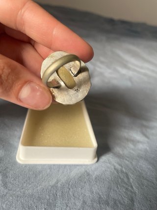 Anillo Plata Ley 925 con Masa Perla