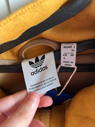 Chaqueta Adidas Año Nuevo Chino Amarilla Talla L