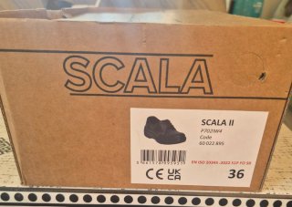 Zapatos de seguridad negros talla 36