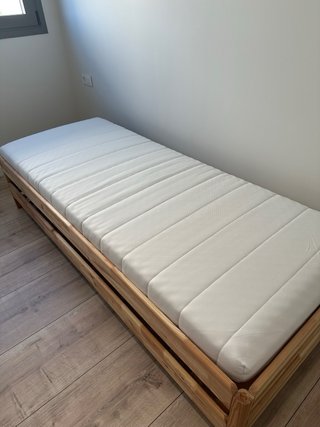 Cama nido UTÅKER 80x200 cm pino