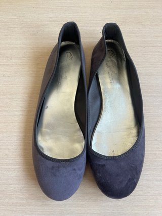 Bailarinas grises/marrones 38,5/39