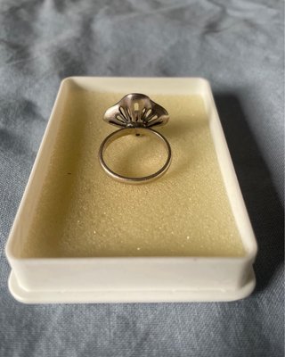 Anillo Plata Ley 925 Perla Natural
