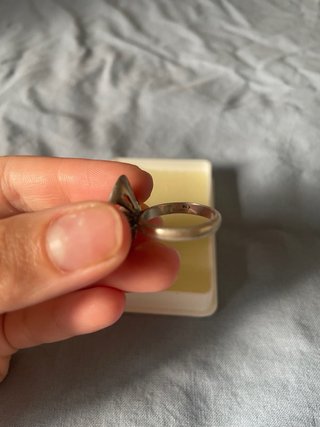 Anillo Plata Ley 925 Perla Natural