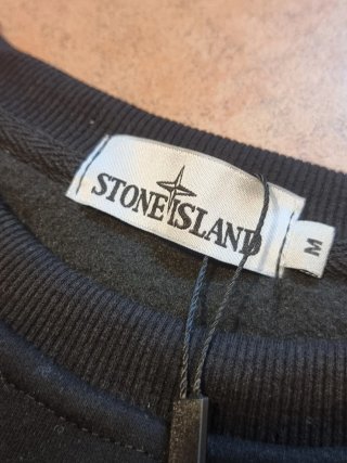 Stone Island Felpa Nera Taglia m