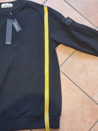 Stone Island Felpa Nera Taglia m