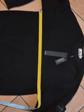 Stone Island Felpa Nera Taglia m