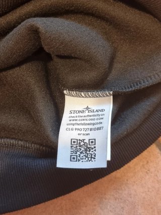 Stone Island Felpa Nera Taglia m