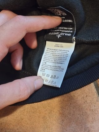 Stone Island Felpa Nera Taglia m