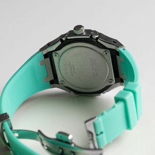 Casio G-Shock GA-2100 MOD Plata/Turquesa
