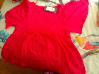 Blusón Rosa Fucsia Talla M