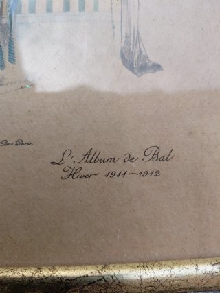 Stampa d'epoca La Femme Chic