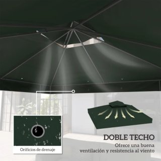 Techo de repuesto para pérgola 3x3