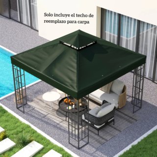 Techo de repuesto para pérgola 3x3