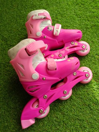 Patines rosas infantiles