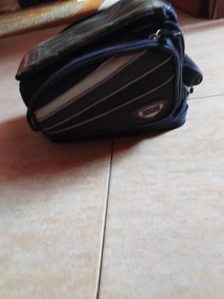 Mochila de moto negra
