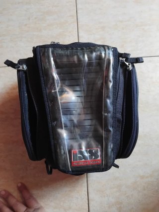Mochila de moto negra