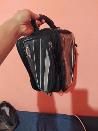 Mochila de moto negra