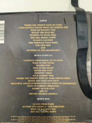 U2- The Joshua Tree- Edición de Lujo.Caja Set .