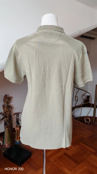 Polo Zara uomo verde militare