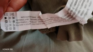 Polo Zara uomo verde militare