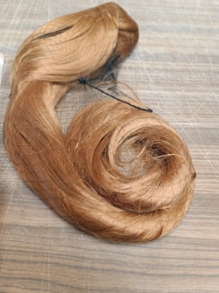 Peluca larga lisa marrón - Cosplay/Disfraz