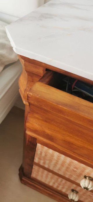 URGE!Conjunt de3(Cómoda y 2Mesitas de Noche madera