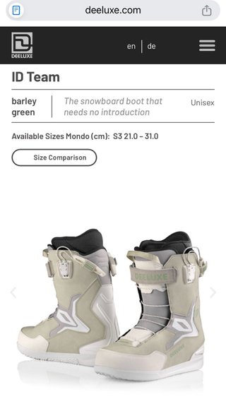 Botas Snowboard Mujer Deeluxe Blancas/Gris