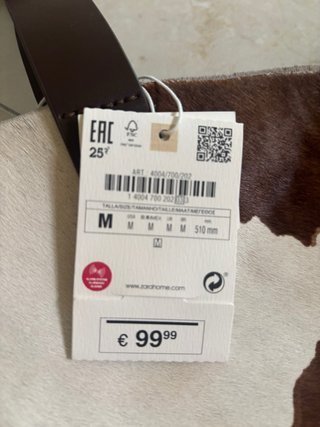 Bolso Piel Zara Home