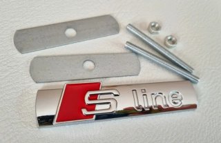 Logo Emblema Audi Sline Parilla Calandra Rejilla