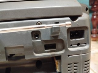 Radiocasete Sanyo CD Doble Cassette