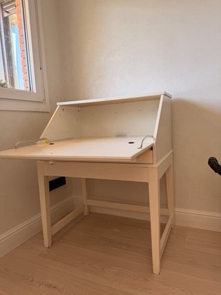 Escritorio abatible blanco