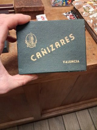 Lotto di 10 scatole antiche Farmacia Cañizares Valencia