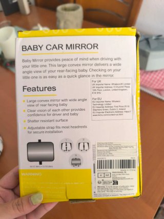 Espejo para coche de bebé NUEVO!