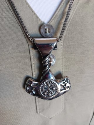 Collar Martillo de Thor Acero Inoxidable