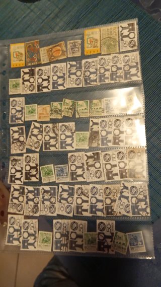 Collezione francobolli Messico 6 fogli