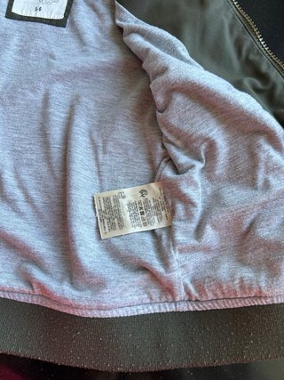 Chaqueta bomber verde militar niño 5-6 años