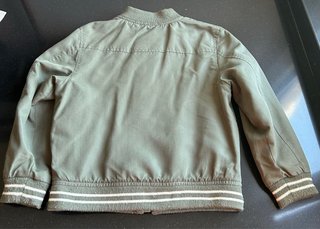 Chaqueta bomber verde militar niño 5-6 años