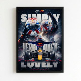 Quadro Poster Red Bull F1 Max Verstappen