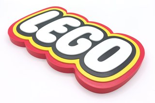Logo LEGO 24 CM Giocattoli Costruzioni Deco 3D