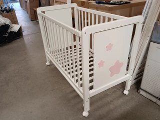 Cuna Estrella Rosa Blasibed con ruedas