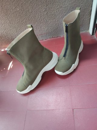 Botines Camila's T40 Verde Oliva
